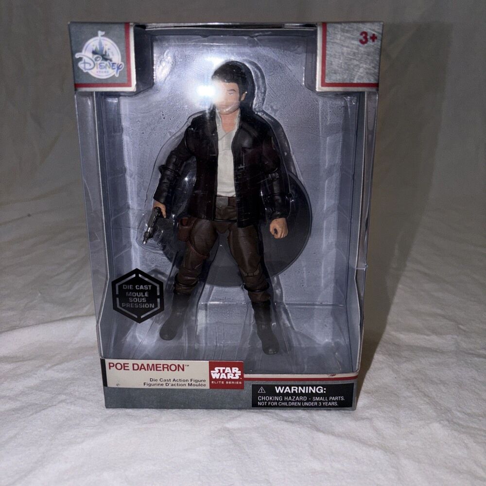 Poe Dameron Disney Store Star Wars: Elite Series Die Cast Action Figure 2017 NIB